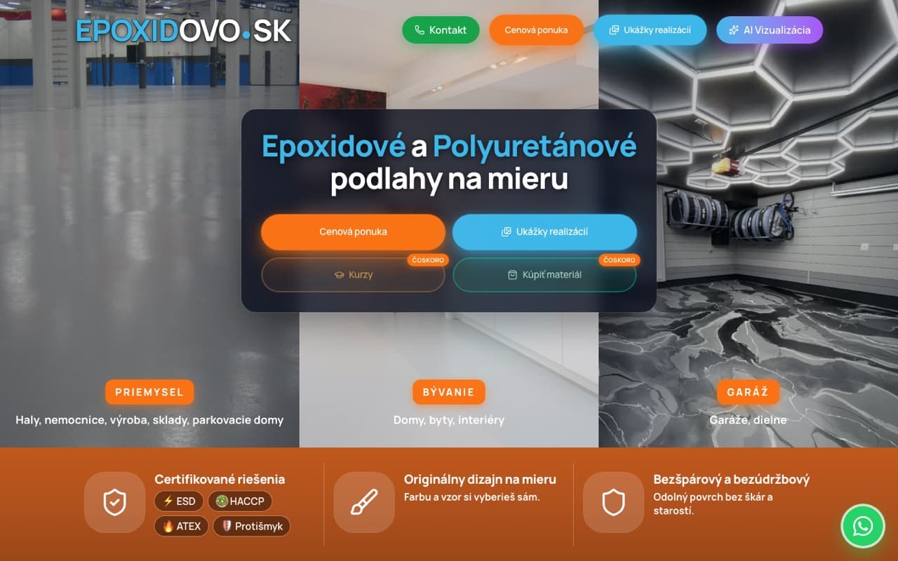 Web EPOXIDOVO.SK